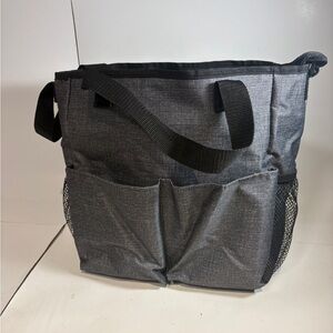 Utility Family Bag Tote Style With Compartments Grey/Charcoal Picnic Bag